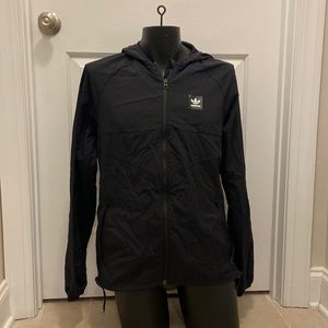 Black Adidas Rain coat
